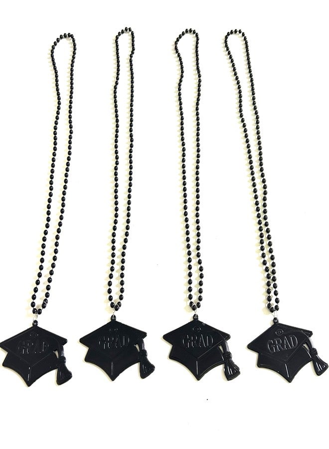 GZYSSL 30 Pcs Graduation Cap Black Party Pendant Beads Necklaces Graduation Cap Shape Beads Necklaces Party Favor Gifts Supplies - Image 5